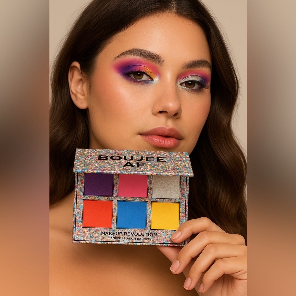 NWT Makeup Revolution Power Shadow Palette – Boujee AF! | 6 Luxe Shades